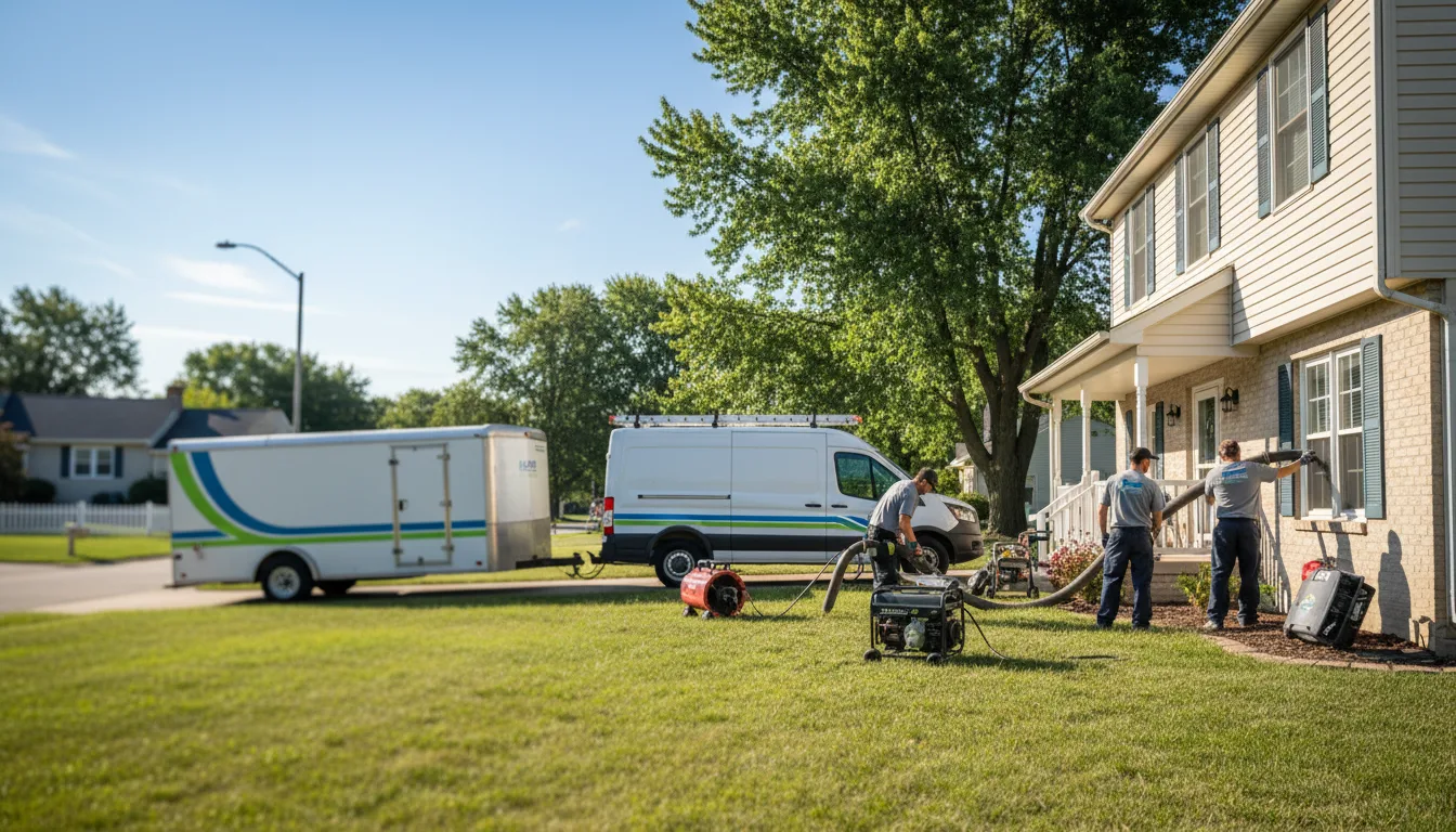 Flooded Basement Restoration And Cleanup With Repair in Watervliet, MI near me